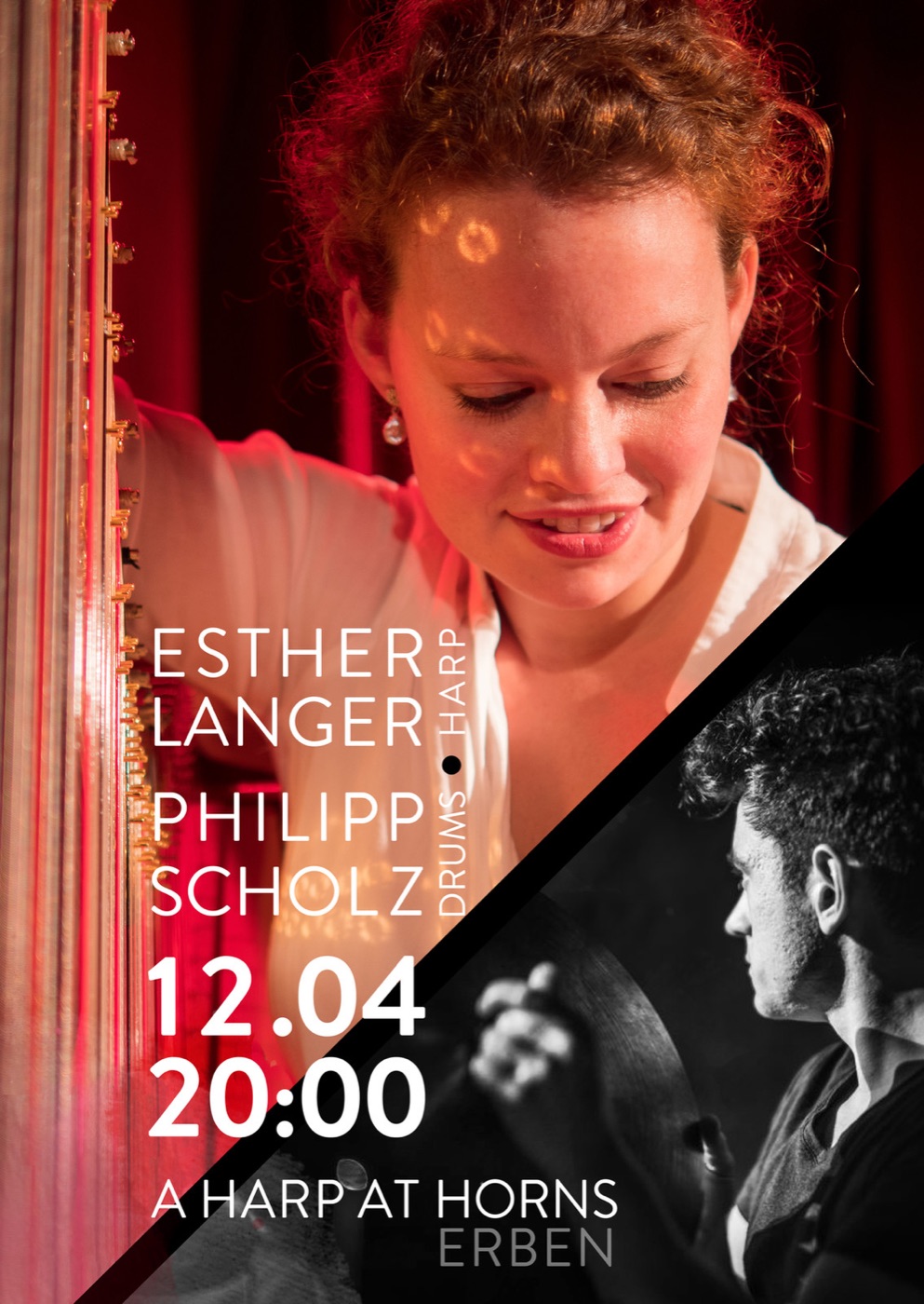 Esther Langer, Harfenistin