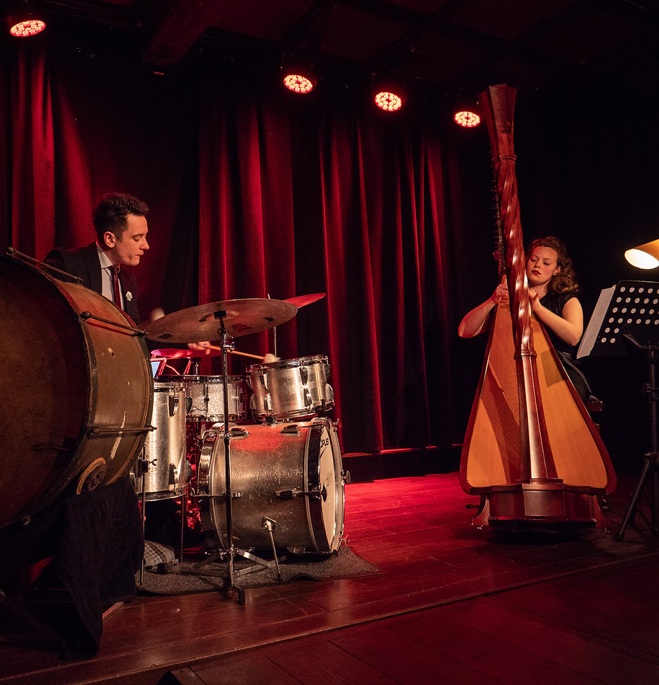 Harp and Drums